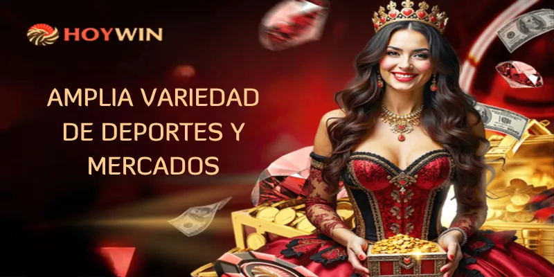 Amplia variedad de deportes y mercados