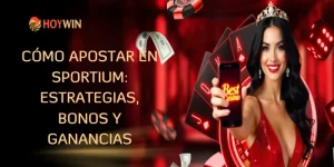 Aprende Cómo Apostar En Sportium y Hoywin, registra tu cuenta, deposita con seguridad y aprovecha los mejores bonos y estrategias en México.